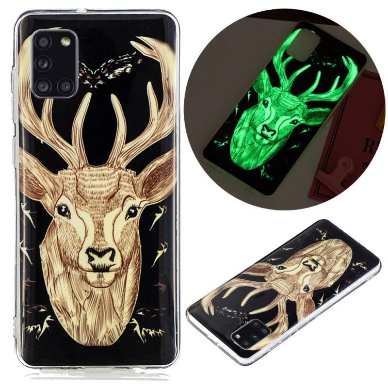Kryt Samsung Galaxy A31 Fluorescentní Majestátní Jelen