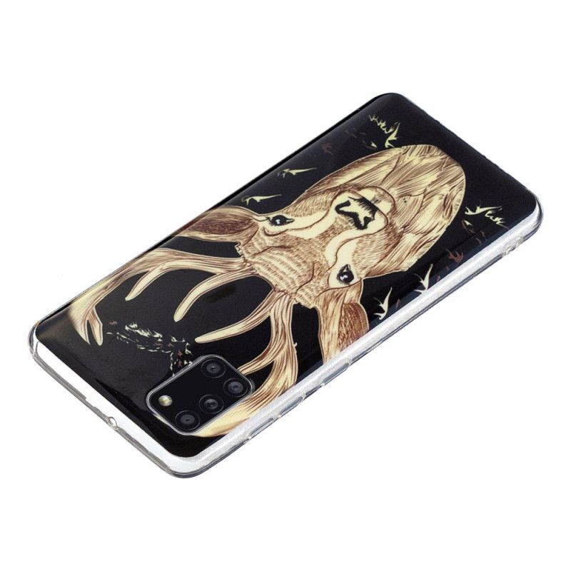 Kryt Samsung Galaxy A31 Fluorescentní Majestátní Jelen