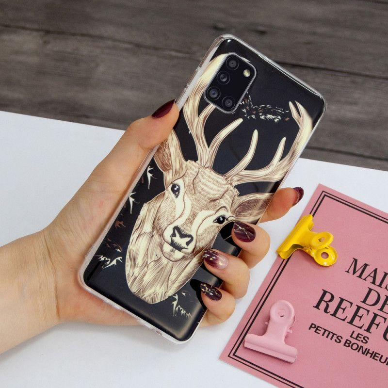 Kryt Samsung Galaxy A31 Fluorescentní Majestátní Jelen