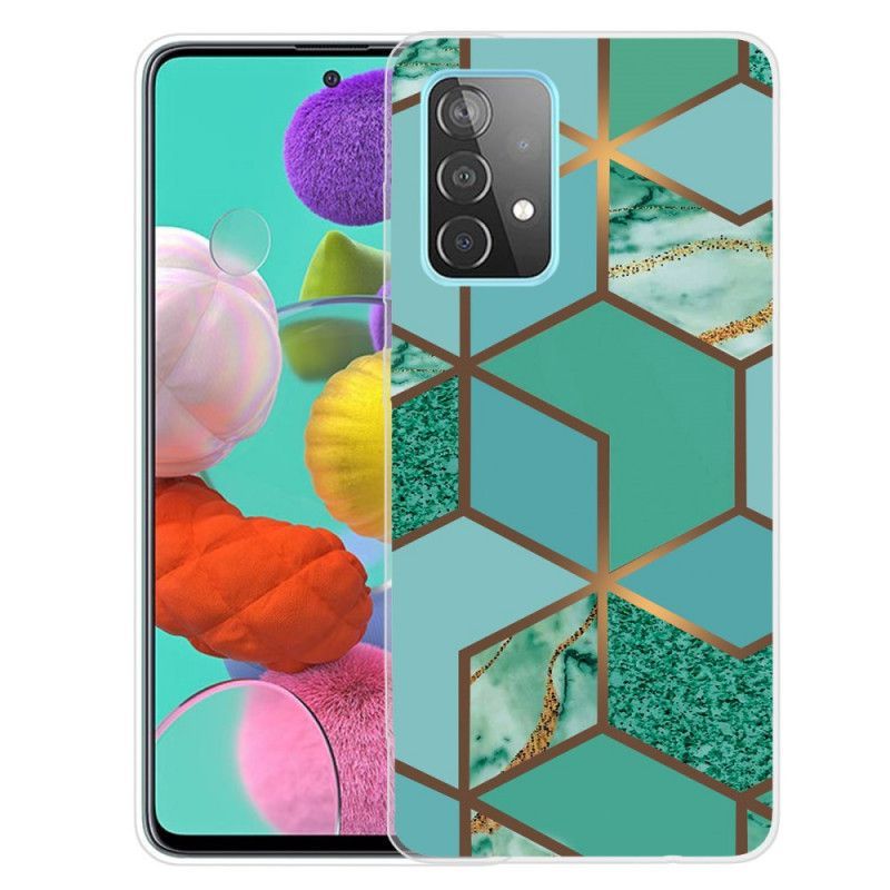 Kryt Samsung Galaxy A32 5g Geometrický Mramor