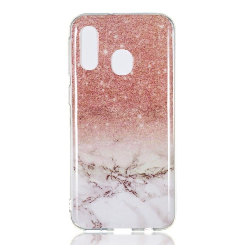 Kryt Samsung Galaxy A40 Třpytivý Mramor
