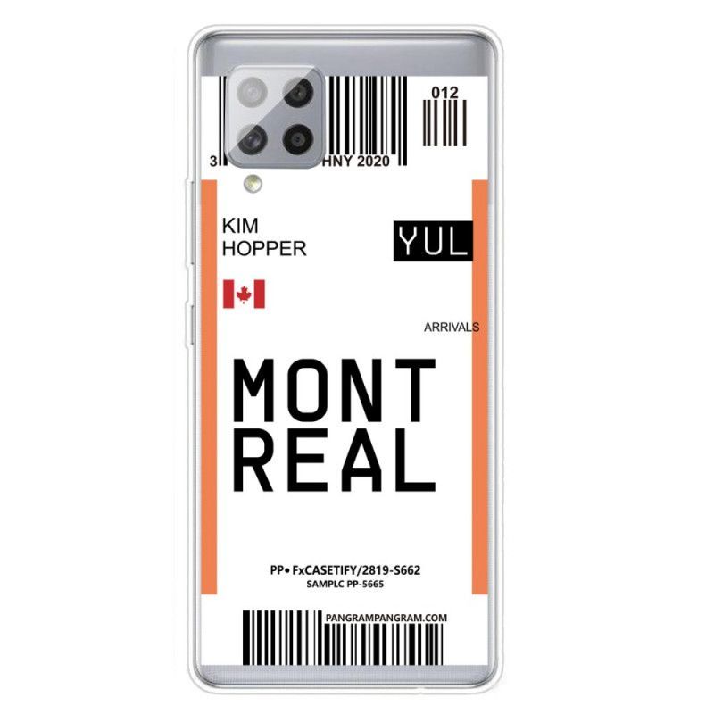 Kryt Samsung Galaxy A42 5g Palubní Vstupenka Do Montrealu