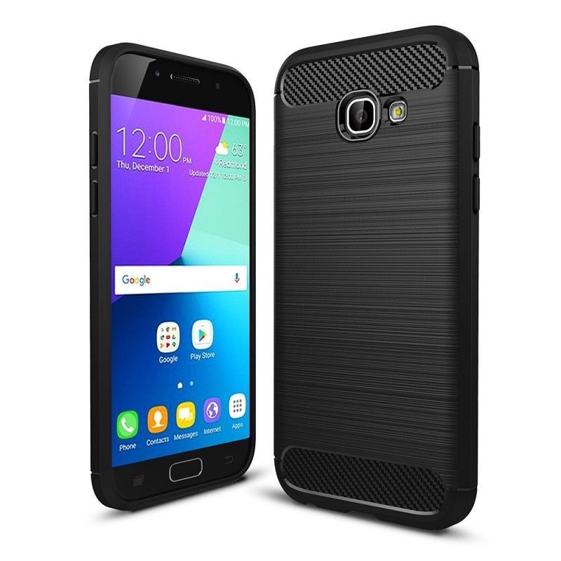 Kryt Samsung Galaxy A5 2017 Kartáčované Uhlíkové Vlákno