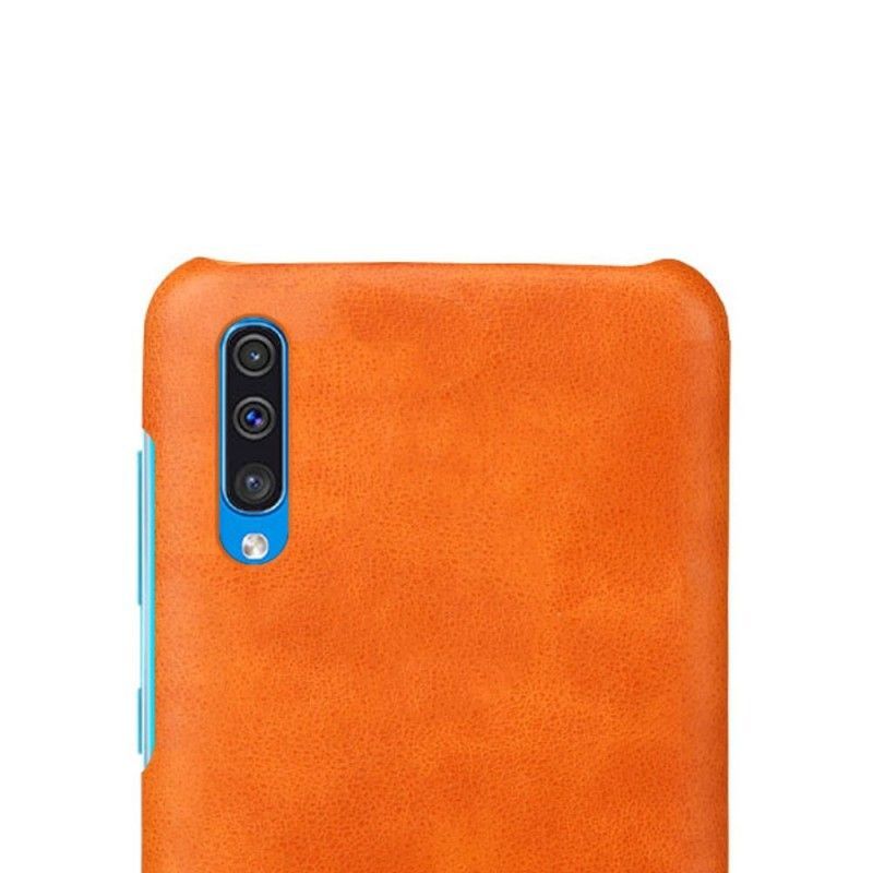 Kryt Samsung Galaxy A50 Výkonný Efekt Liči Kůže