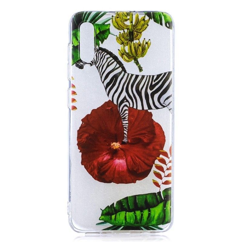 Kryt Samsung Galaxy A50 Zebra A Květiny