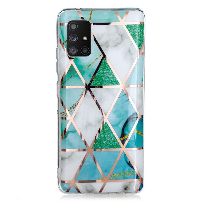 Kryt Samsung Galaxy A51 5g Barevný Geometrický Mramor 2