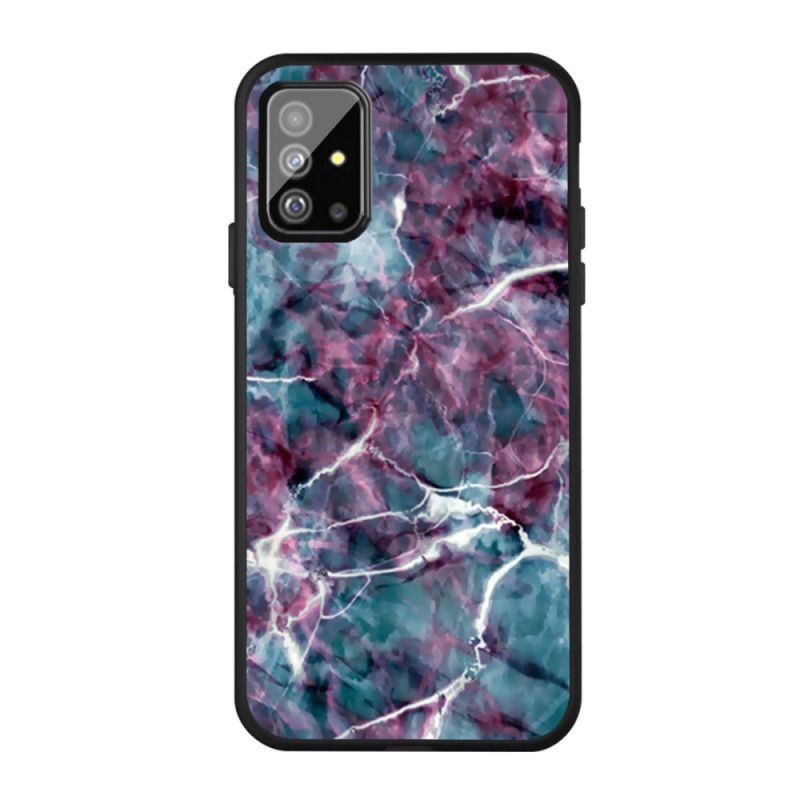 Kryt Samsung Galaxy A51 Fialový Mramor