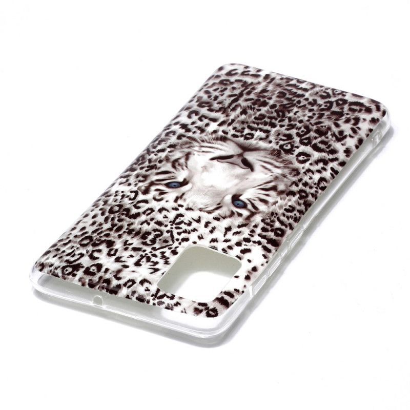 Kryt Samsung Galaxy A51 Fluorescenční Leopard