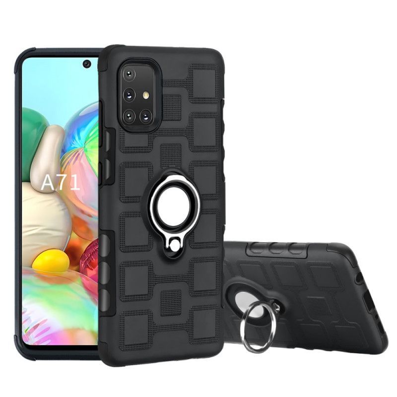 Kryt Samsung Galaxy A51 Super Odolný S Opěrným Kroužkem