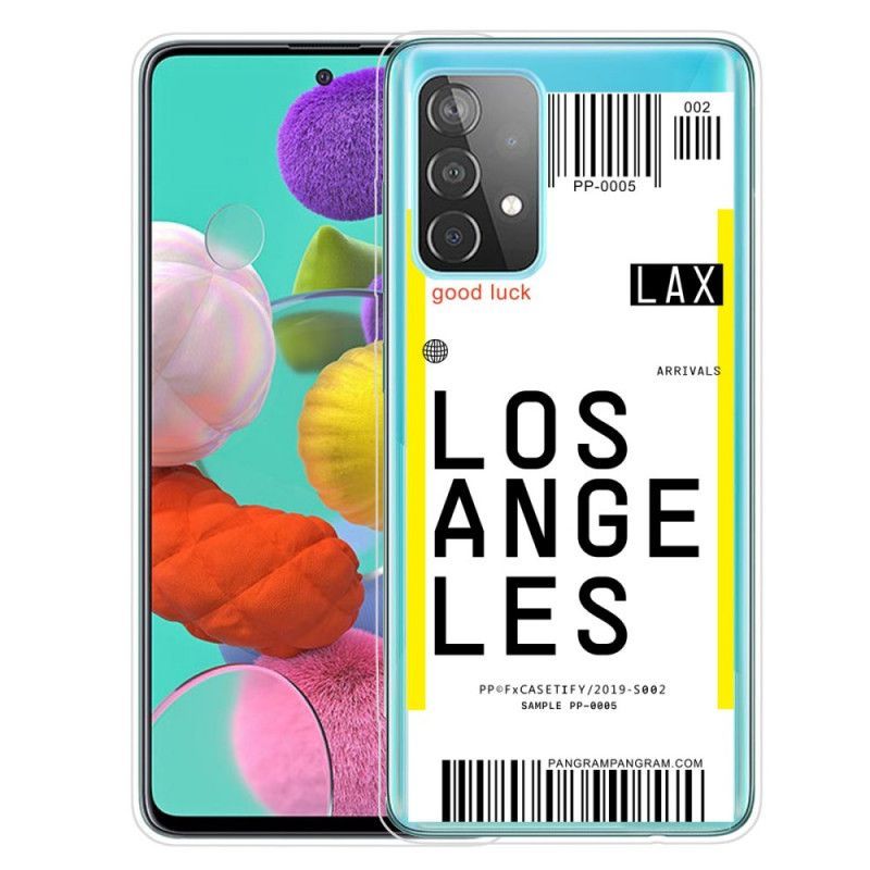 Kryt Samsung Galaxy A52 4g / A52 5g Palubní Vstupenka Do Los Angeles