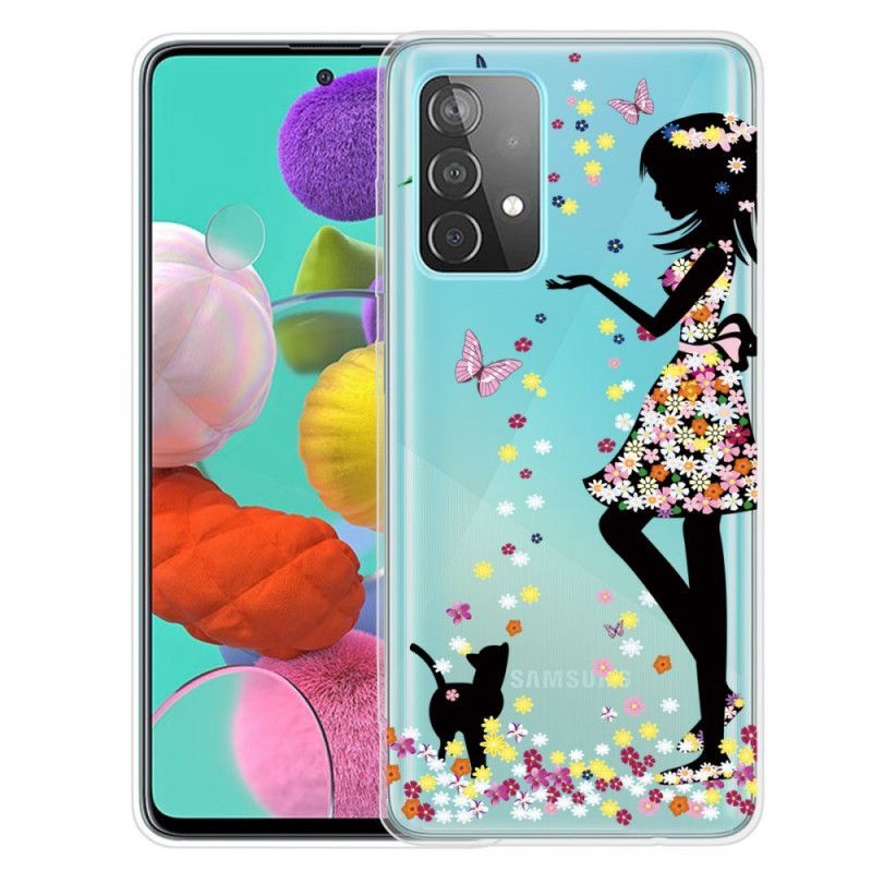 Kryt Samsung Galaxy A52 4g / A52 5g Pěkná Květinová Hlava