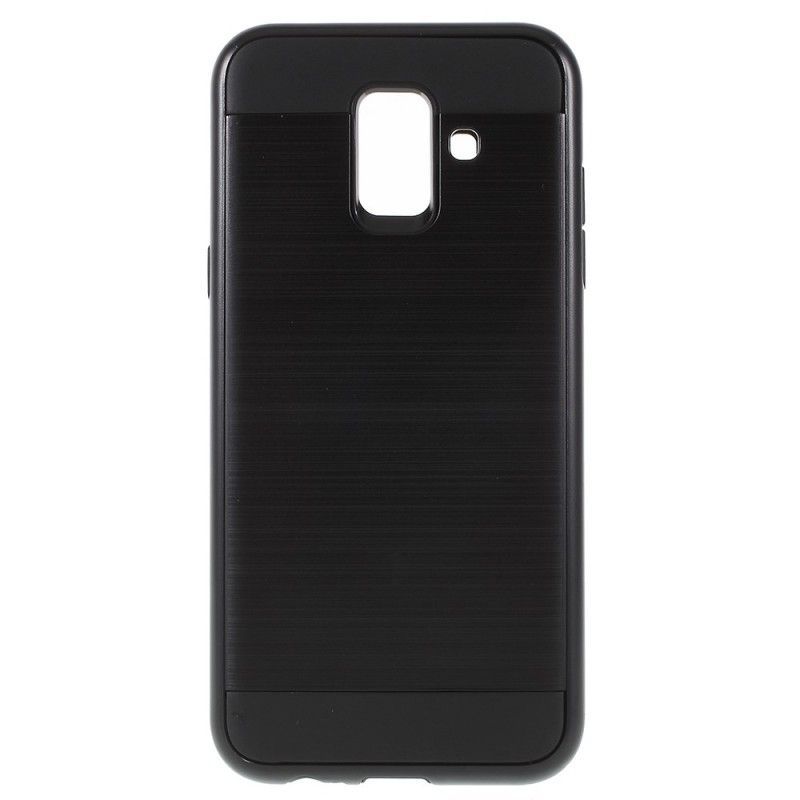 Kryt Samsung Galaxy A6 Kartáčované Uhlíkové Vlákno