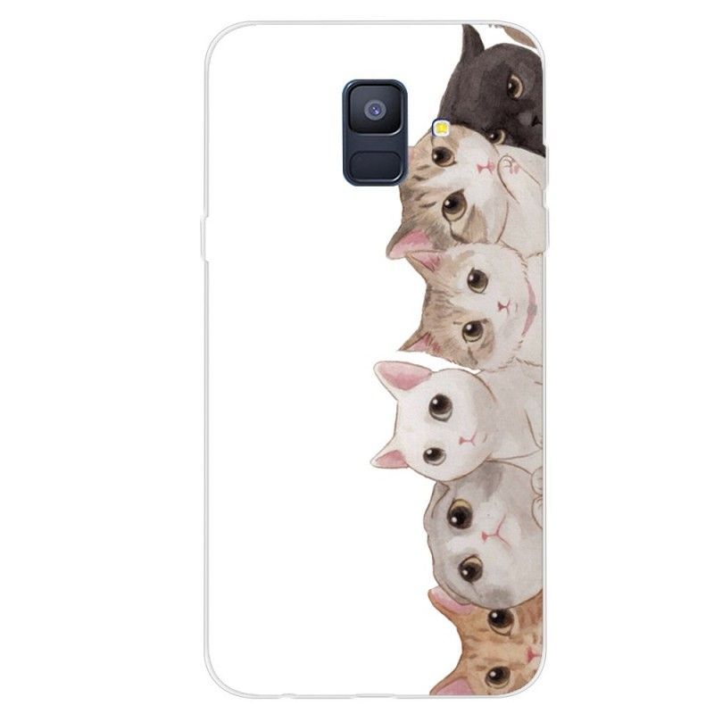 Kryt Samsung Galaxy A6 Poslouchající Kočky