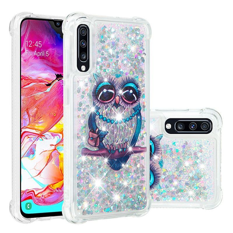 Kryt Samsung Galaxy A70 Chybí Třpytivá Sova