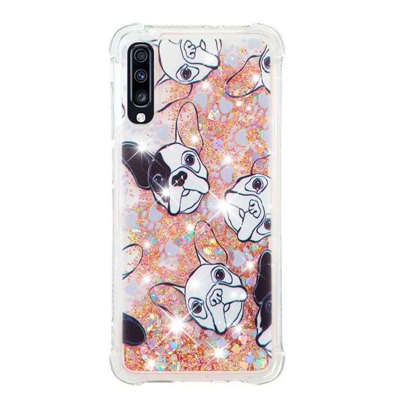 Kryt Samsung Galaxy A70 Mr Třpytivý Pes