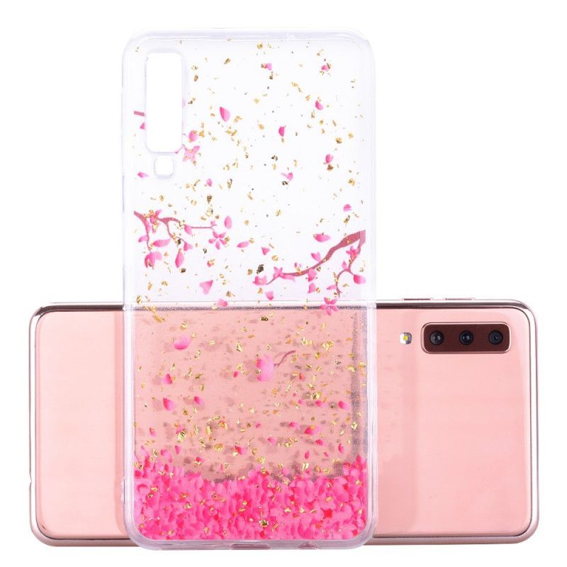 Kryt Samsung Galaxy A70 Okvětní Lístky A Flitry