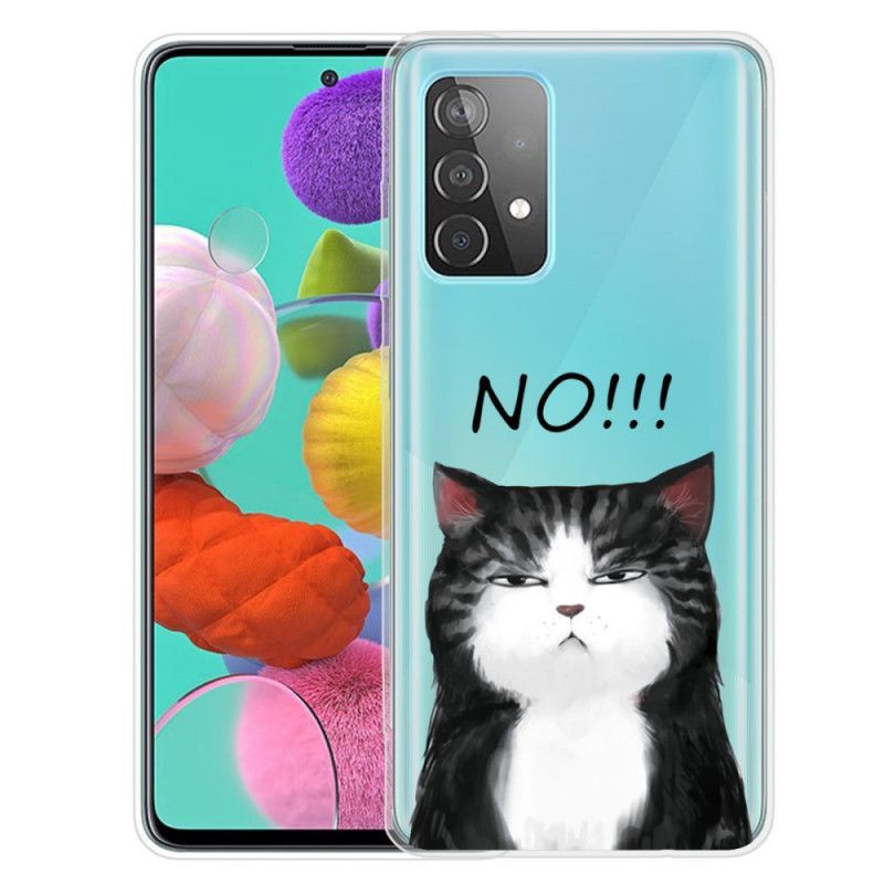 Kryt Samsung Galaxy A72 4g / A72 5g Kočka Která Říká Ne