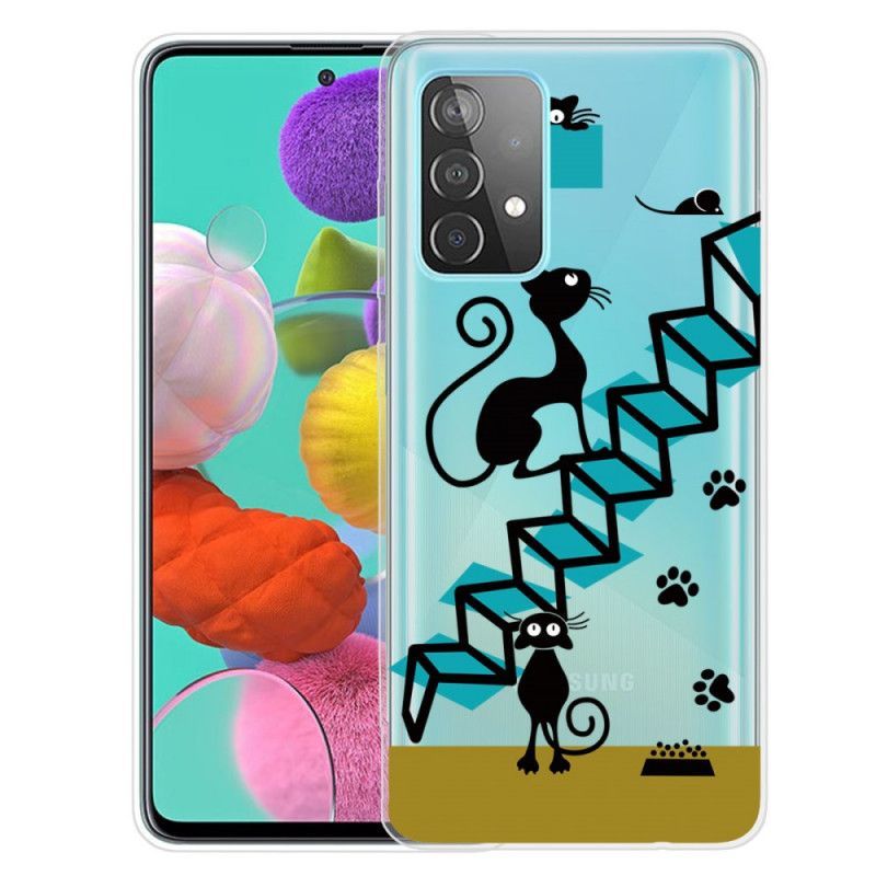 Kryt Samsung Galaxy A72 4g / A72 5g Legrační Kočka