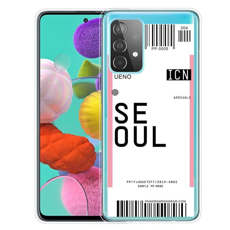 Kryt Samsung Galaxy A72 4g / A72 5g Palubní Vstupenka Do Soulu
