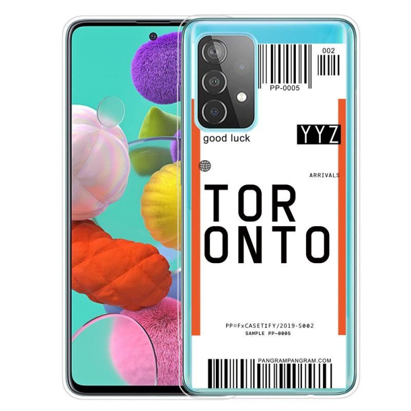 Kryt Samsung Galaxy A72 4g / A72 5g Palubní Vstupenka Do Toronta