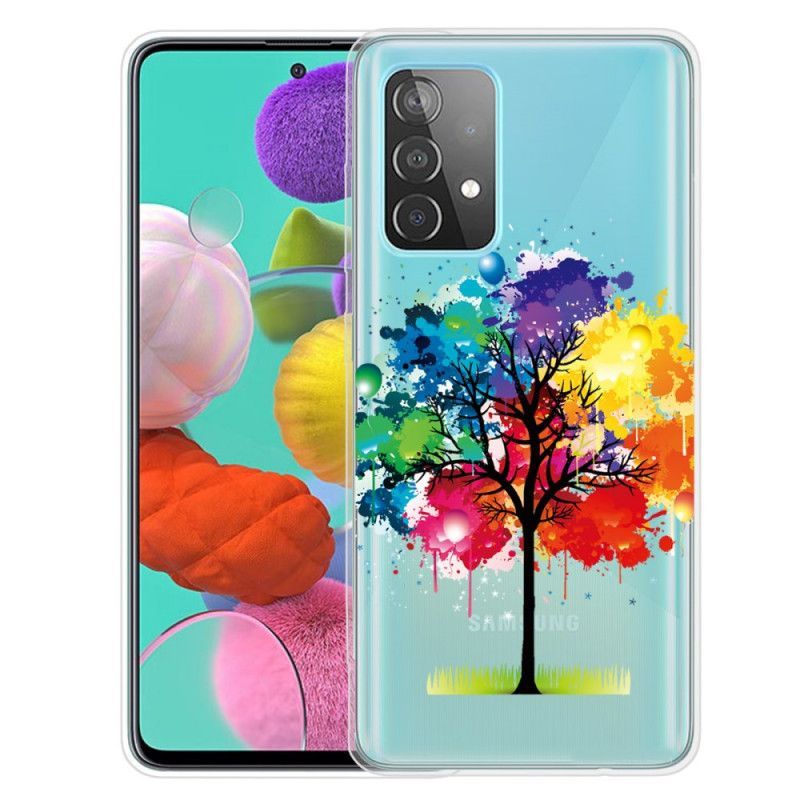 Kryt Samsung Galaxy A72 4g / A72 5g Průhledný Akvarelový Strom