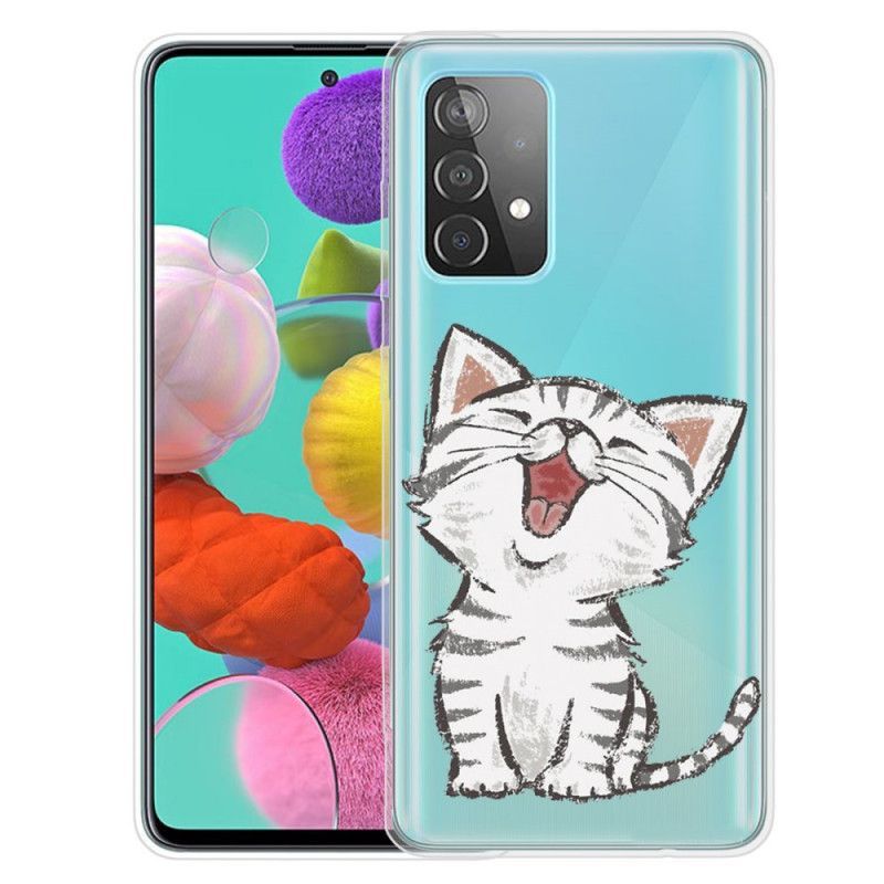 Kryt Samsung Galaxy A72 4g / A72 5g Roztomilá Kočka