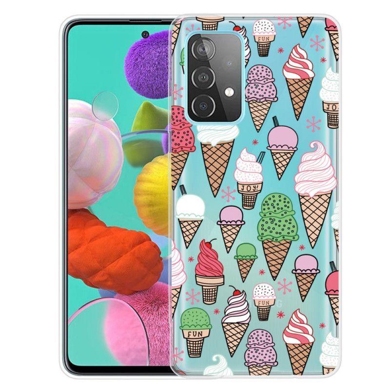 Kryt Samsung Galaxy A72 4g / A72 5g Smetanová Zmrzlina