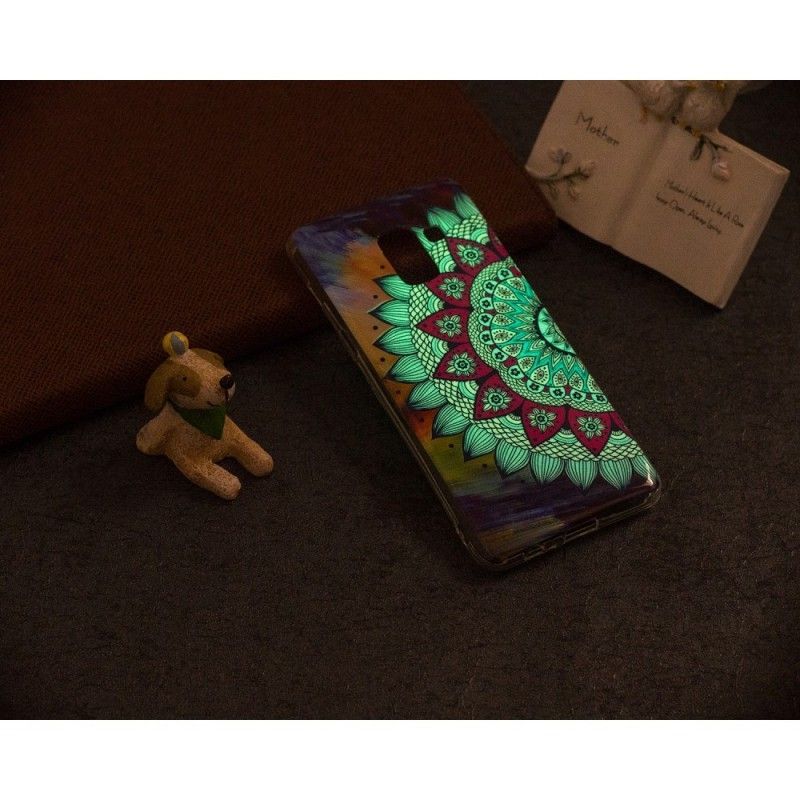 Kryt Samsung Galaxy A8 2018 Fluorescenční Barevná Mandala
