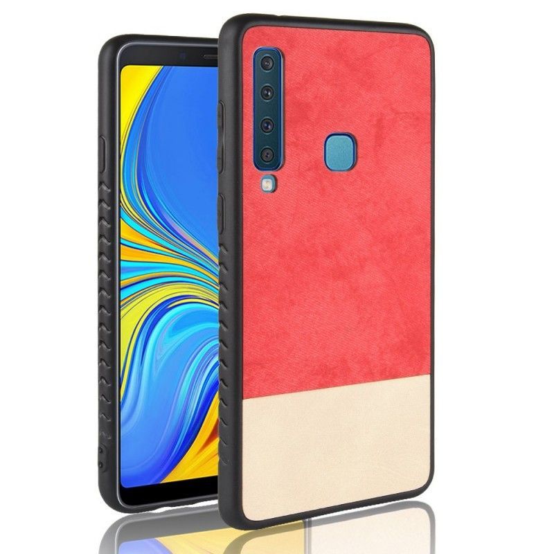 Kryt Samsung Galaxy A9 Dvoubarevná Imitace Kůže