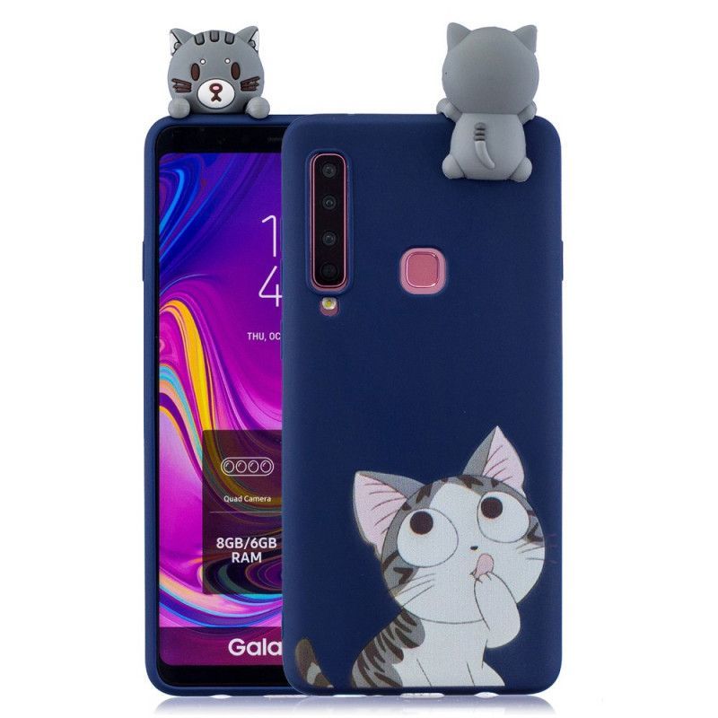 Kryt Samsung Galaxy A9 Legrační Kočka 3d