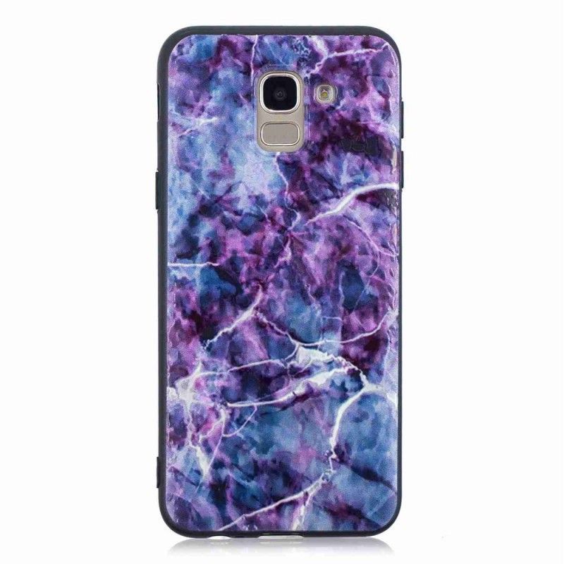 Kryt Samsung Galaxy J6 Fialový Mramor