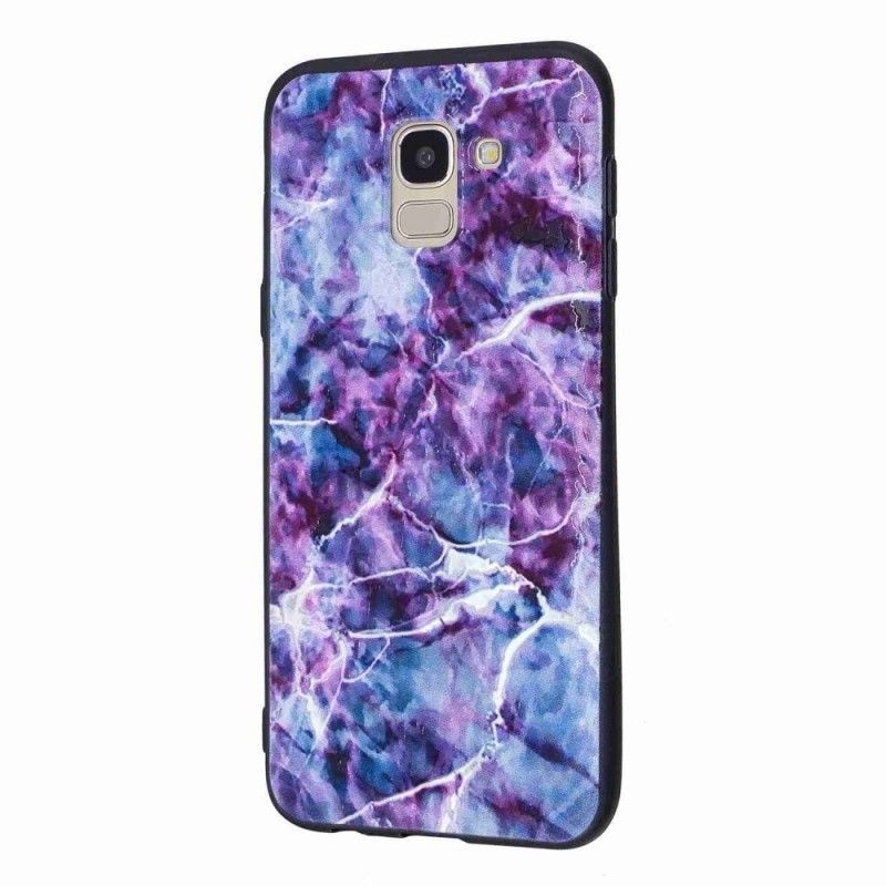 Kryt Samsung Galaxy J6 Fialový Mramor