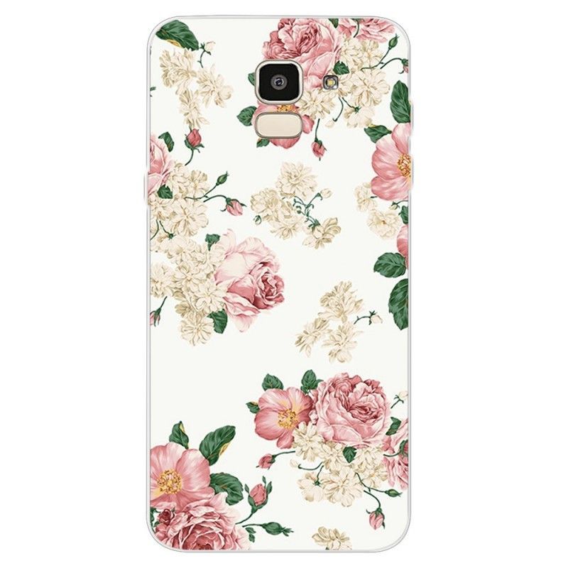 Kryt Samsung Galaxy J6 Květiny Svobody