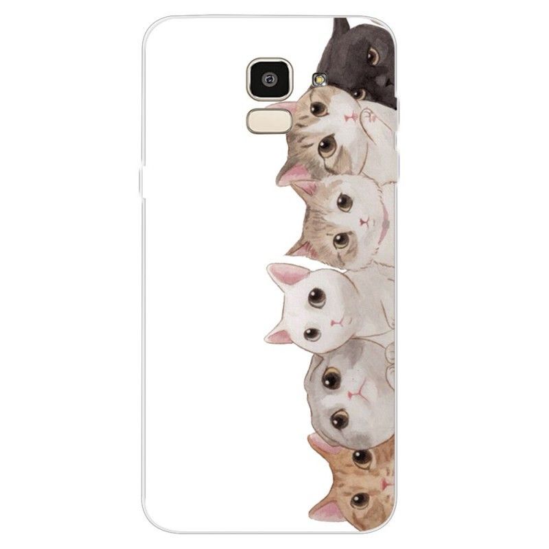 Kryt Samsung Galaxy J6 Poslouchající Kočky