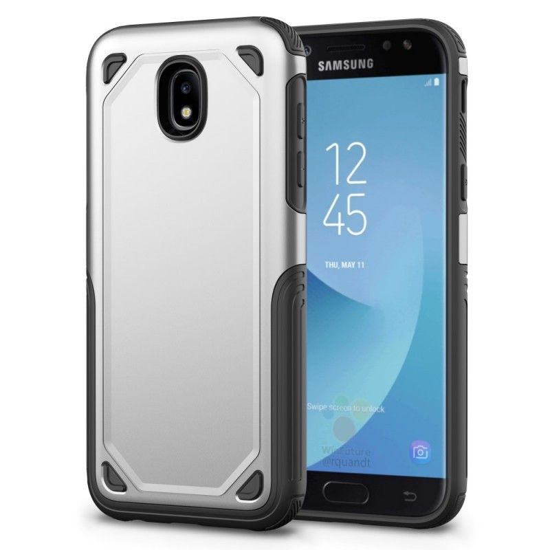 Kryt Samsung Galaxy J7 2017 Brnění S Kovovým Efektem