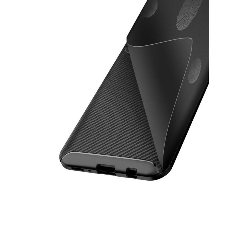 Kryt Samsung Galaxy M21 Flexibilní Textura Uhlíkových Vláken