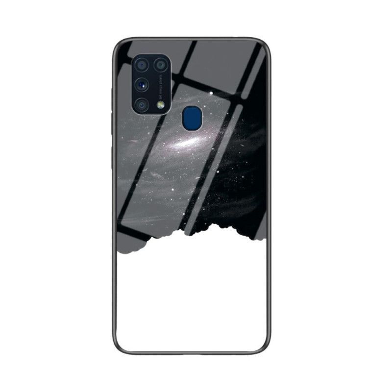 Kryt Samsung Galaxy M31 Krásné Tvrzené Sklo