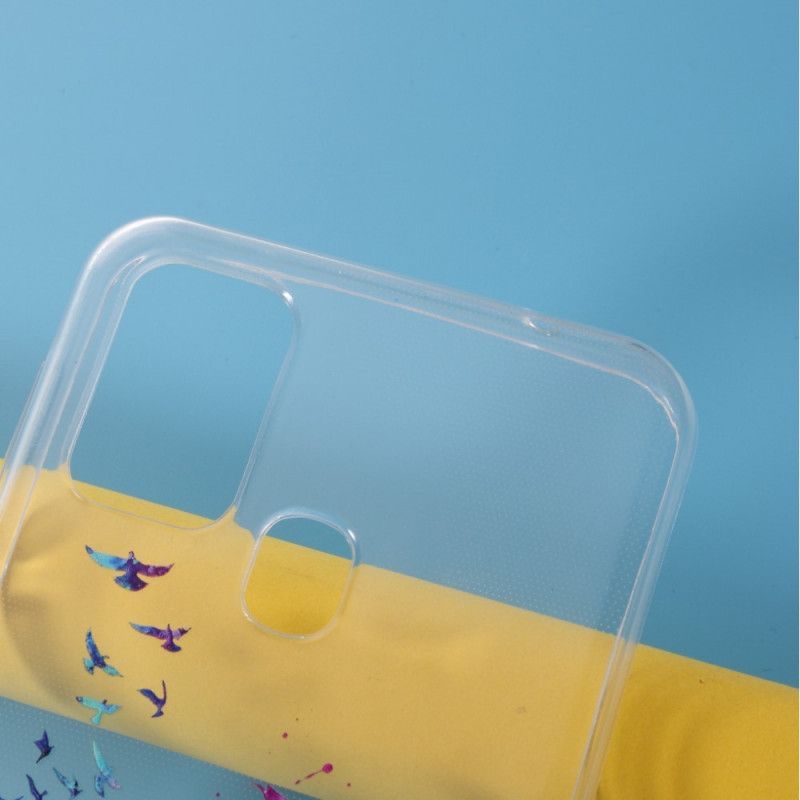 Kryt Samsung Galaxy M31 Průhledné Peří