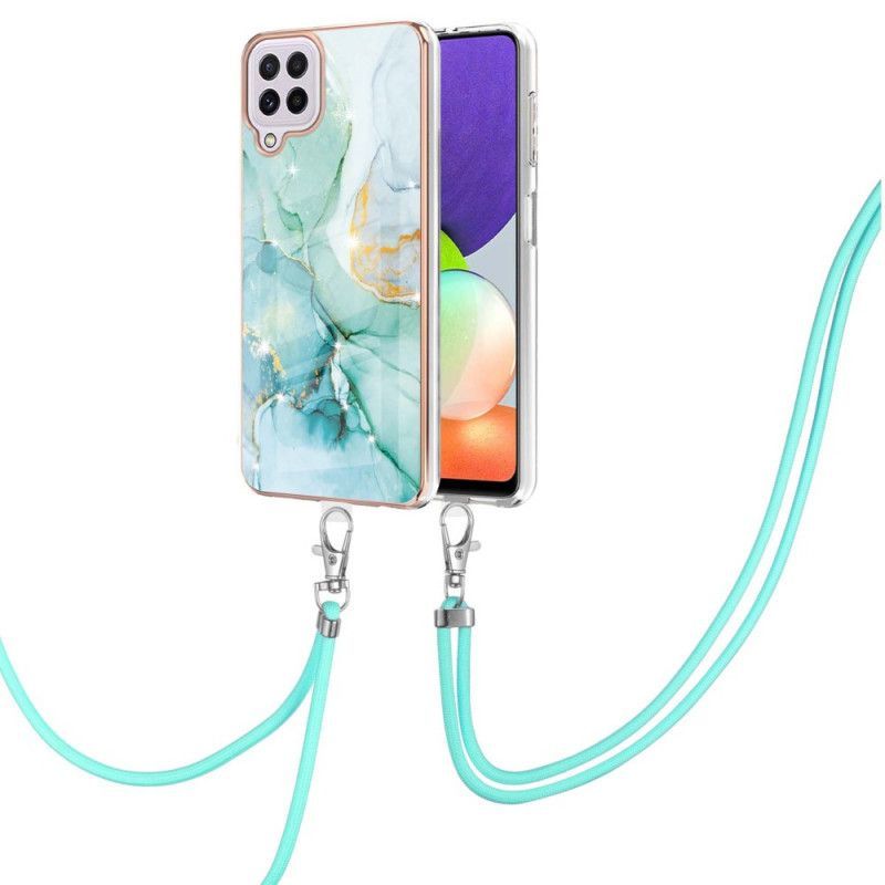 Kryt Samsung Galaxy M32 Designová Mramorová Šňůra