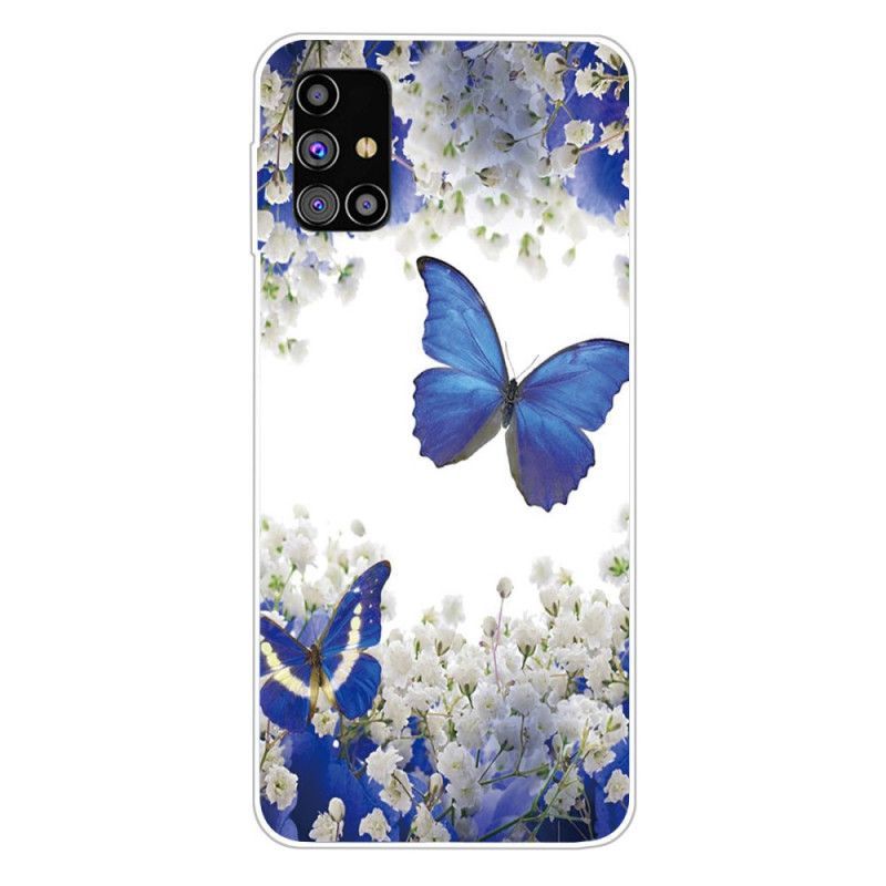 Kryt Samsung Galaxy M51 Design Motýlů