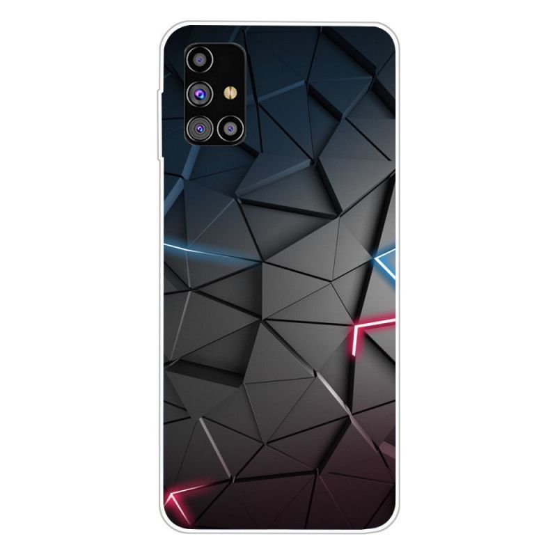 Kryt Samsung Galaxy M51 Flexibilní Geometrie