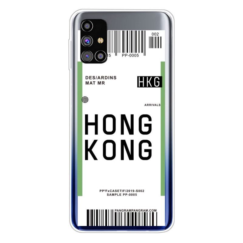 Kryt Samsung Galaxy M51 Palubní Vstupenka Do Hong Kongu