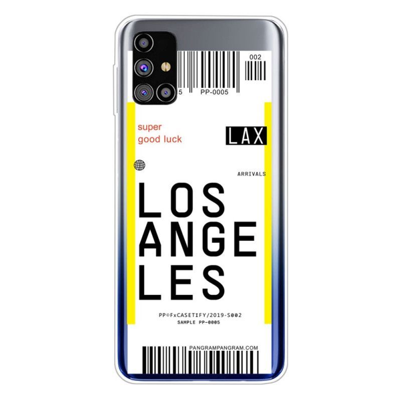 Kryt Samsung Galaxy M51 Palubní Vstupenka Do Los Angeles