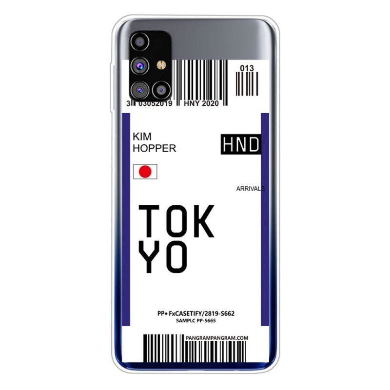 Kryt Samsung Galaxy M51 Palubní Vstupenka Do Tokia