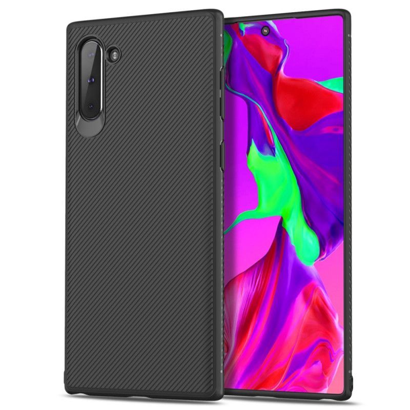 Kryt Samsung Galaxy Note 10 Keprové Uhlíkové Vlákno