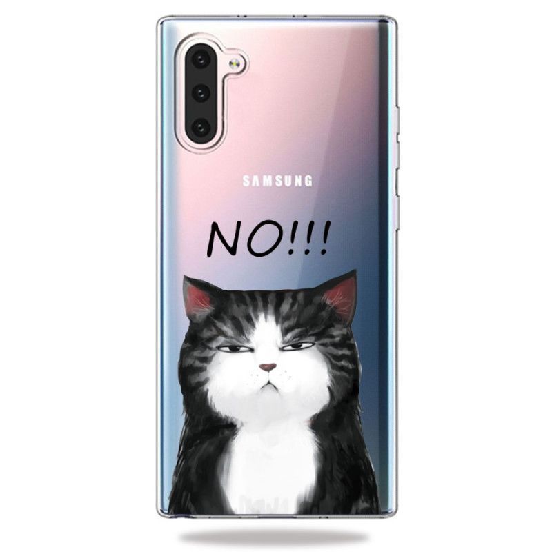 Kryt Samsung Galaxy Note 10 Kočka Která Říká Ne