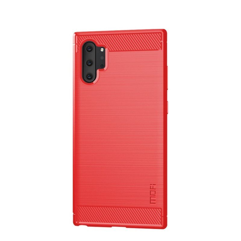 Kryt Samsung Galaxy Note 10 Plus Mofi Kartáčované Uhlíkové Vlákno