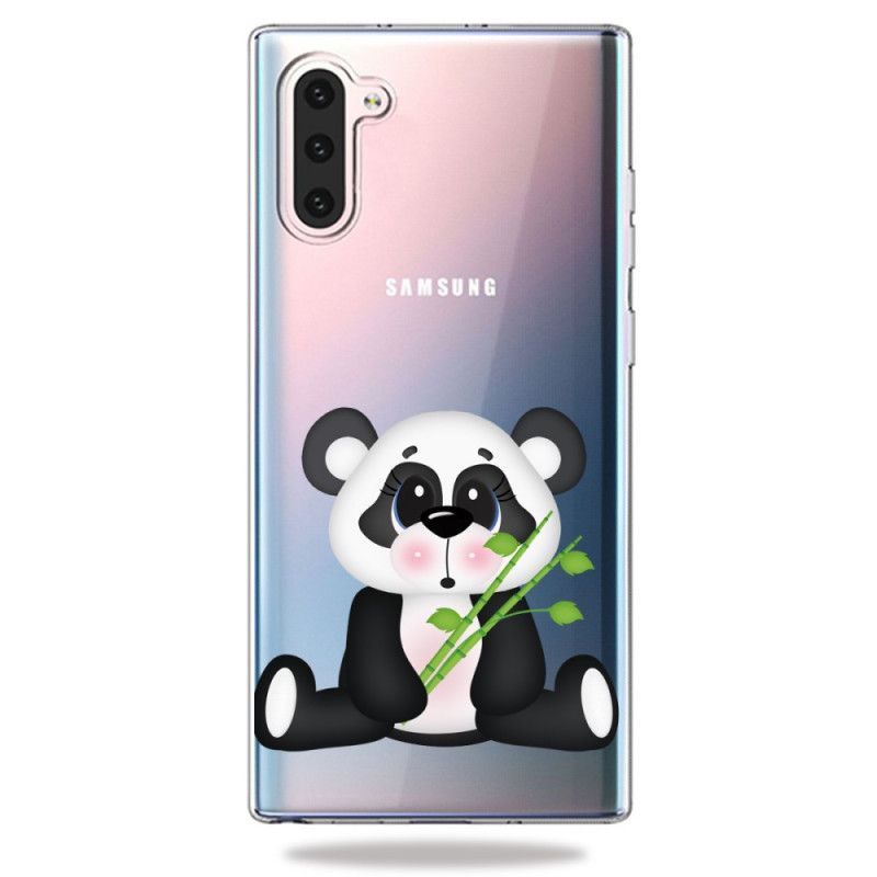 Kryt Samsung Galaxy Note 10 Průhledná Smutná Panda
