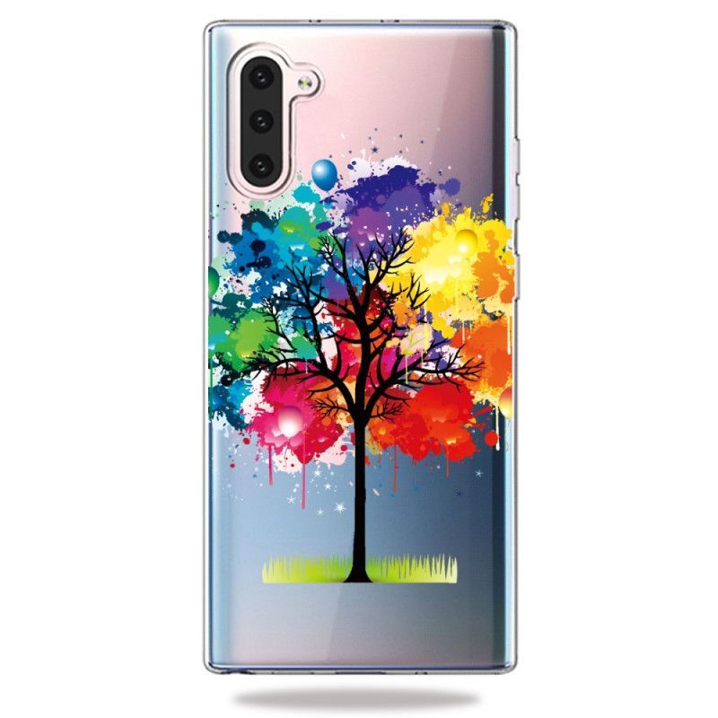 Kryt Samsung Galaxy Note 10 Průhledný Akvarelový Strom