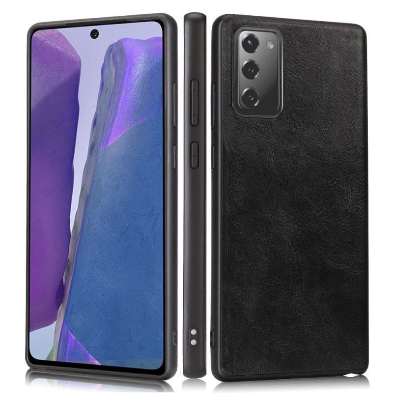Kryt Samsung Galaxy Note 20 Efekt Elegantní Kůže